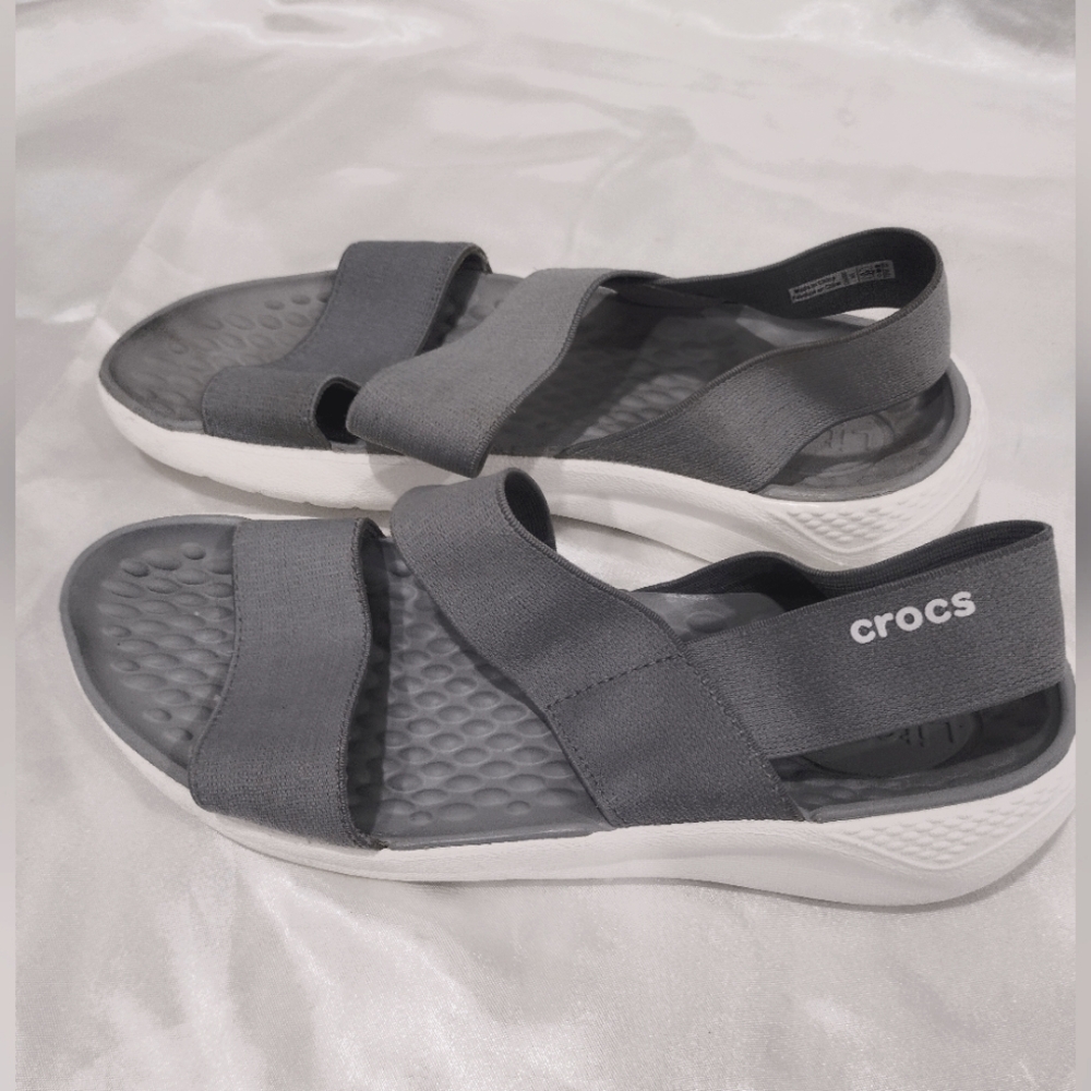 Crocs literide stretch women sandal size 5